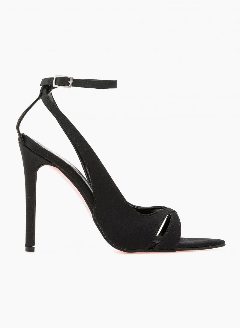 Estil Πέδιλα σατέν μυτερά Tfp - Μαύρο 5 Estil Πέδιλα σατέν μυτερά Tfp - Μαύρο - Image 5