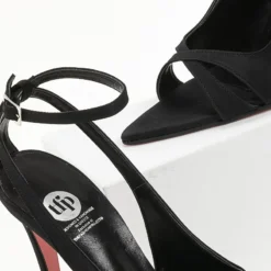 Estil Πέδιλα σατέν μυτερά Tfp - Μαύρο 9 Estil Πέδιλα σατέν μυτερά Tfp - Μαύρο -Γόβες Εκπτώσεις mutera saten pedila 96961 gpjm