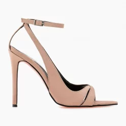 Estil Πέδιλα σατέν μυτερά Tfp - Nude -Γόβες Εκπτώσεις mutera saten pedila 96962 fai3