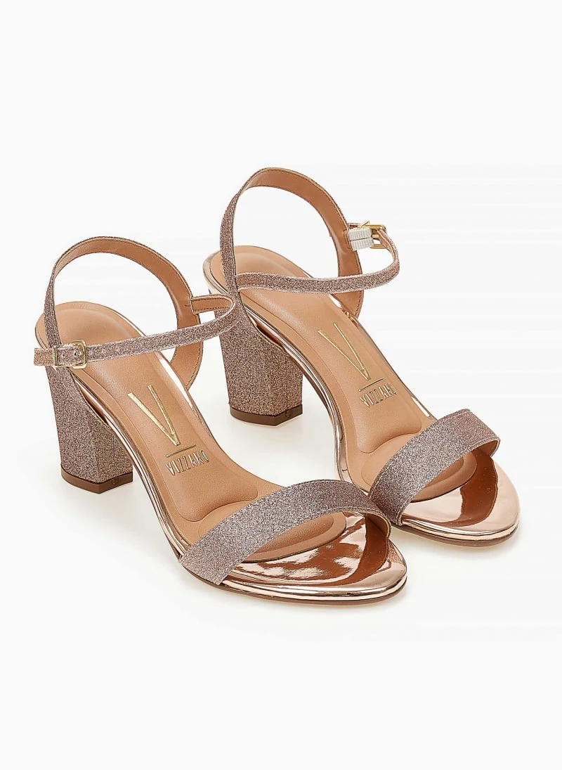 Πέδιλα Glitter με μπαρέτα VIZZANO 6262.474 - Χαλκός 2 Πέδιλα Glitter με μπαρέτα VIZZANO 6262.474 - Χαλκός - Image 2