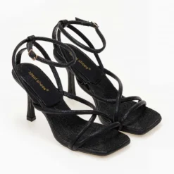 The Fashion Project Πέδιλα Glitter με στρογγυλά λουράκια - Μαύρο 12 The Fashion Project Πέδιλα Glitter με στρογγυλά λουράκια - Μαύρο -Γόβες Εκπτώσεις pedila glitter me stroggula lourakia 102020 2v24