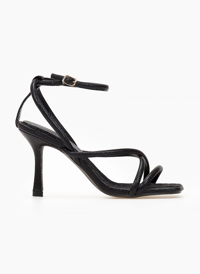 The Fashion Project Πέδιλα Glitter με στρογγυλά λουράκια - Μαύρο 2 The Fashion Project Πέδιλα Glitter με στρογγυλά λουράκια - Μαύρο - Image 2