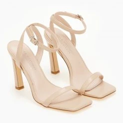 The Fashion Project Πέδιλα καρέ με λεπτή φάσα - Nude 7 The Fashion Project Πέδιλα καρέ με λεπτή φάσα - Nude -Γόβες Εκπτώσεις pedila kare me lepti fasa 100320 bwrs