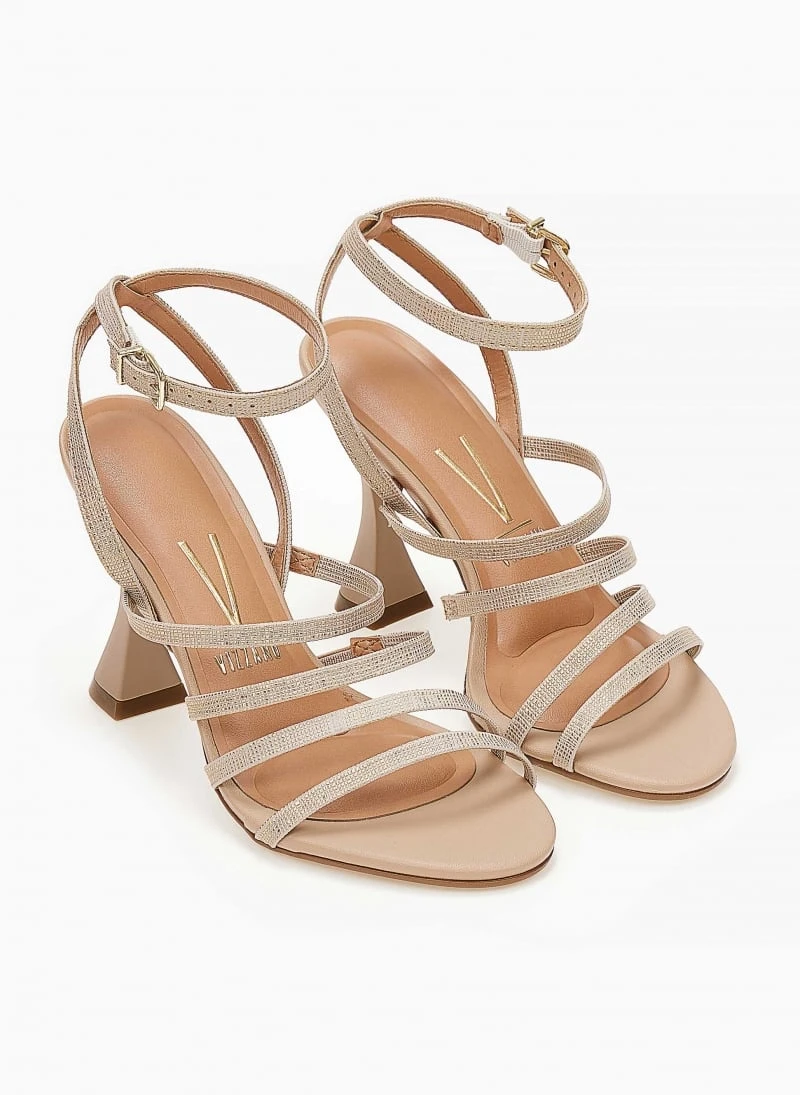 Πέδιλα με ανάγλυφο Pattern VIZZANO 6462.102 - Χρυσό 3 Πέδιλα με ανάγλυφο Pattern VIZZANO 6462.102 - Χρυσό - Image 3