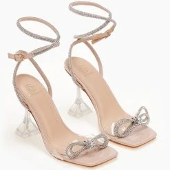 The Fashion Project Πέδιλα με διαφάνεια και ιδιαίτερο τακούνι - Μπεζ -Γόβες Εκπτώσεις pedila me diafaneia kai idiaitero takouni 104807 1wps