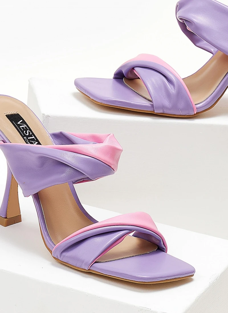 The Fashion Project Πέδιλα με διχρωμία στις φάσες - Μωβ ανοιχτό 3 The Fashion Project Πέδιλα με διχρωμία στις φάσες - Μωβ ανοιχτό - Image 3