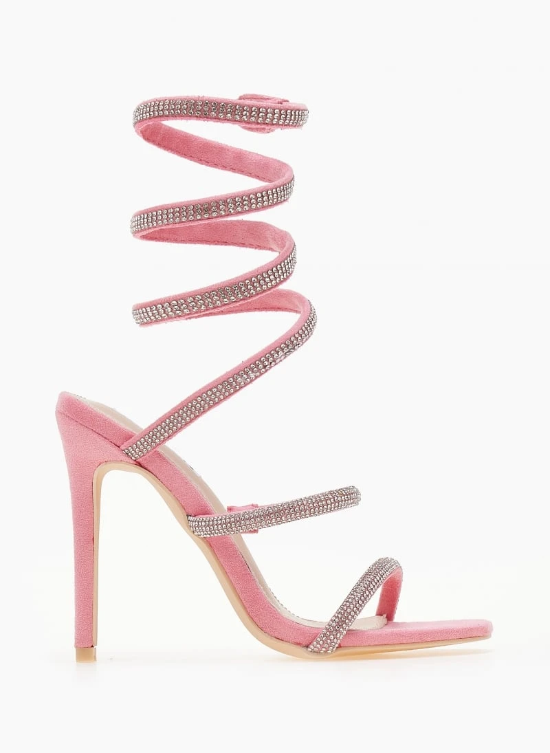 The Fashion Project Πέδιλα με έλασμα με Strass - Ροζ 1 The Fashion Project Πέδιλα με έλασμα με Strass - Ροζ