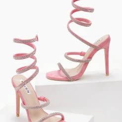 The Fashion Project Πέδιλα με έλασμα με Strass - Ροζ -Γόβες Εκπτώσεις pedila me elasma me strass 105238 vz8u 1