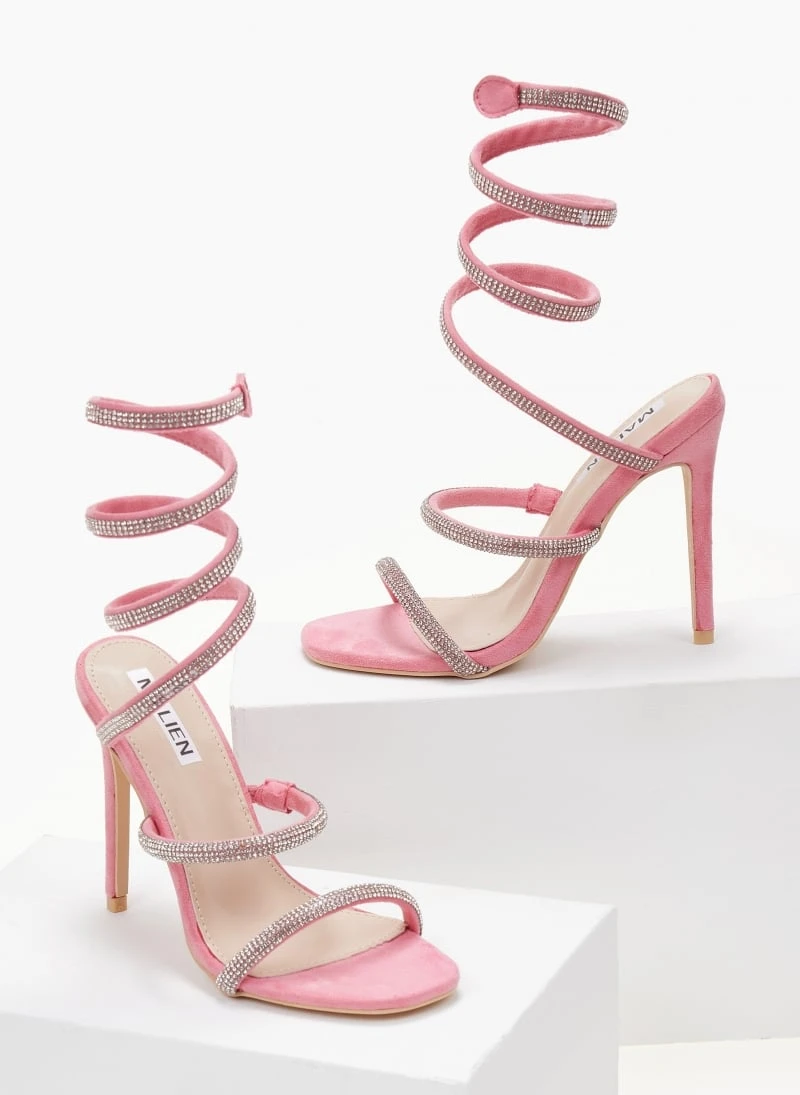 The Fashion Project Πέδιλα με έλασμα με Strass - Ροζ 3 The Fashion Project Πέδιλα με έλασμα με Strass - Ροζ - Image 3