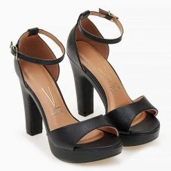 Πέδιλα με φιάπα και μπαρέτα VIZZANO 6292.217 - Μαύρο -Γόβες Εκπτώσεις pedila me fiapa kai mpareta vizzano 6292217 103084 hzs8