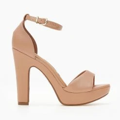 Πέδιλα με φιάπα και μπαρέτα VIZZANO 6292.217 - Nude