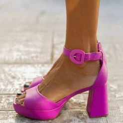 Πέδιλα με φιάπα VIZZANO 6472.103 - Magenta -Γόβες Εκπτώσεις pedila me fiapa vizzano 6472103 106438 kiby 1