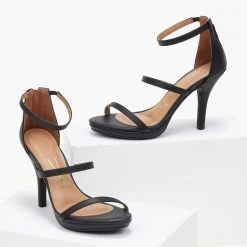 Πέδιλα με λεπτά λουράκια VIZZANO 6210.1024 - Μαύρο -Γόβες Εκπτώσεις pedila me lepta lourakia vizzano 62101024 106410 fro2