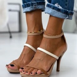 Πέδιλα με λεπτά λουράκια VIZZANO 6210.1024 - Μπεζ -Γόβες Εκπτώσεις pedila me lepta lourakia vizzano 62101024 106411 ulfg