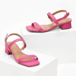 Πέδιλα με λεπτά λουράκια VIZZANO 6454.102 - Φούξια -Γόβες Εκπτώσεις pedila me lepta lourakia vizzano 6454102 103058 kiei