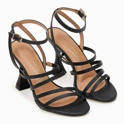 The Fashion Project Πέδιλα με λεπτά λουράκια VIZZANO 6462.102 - Μαύρο -Γόβες Εκπτώσεις pedila me lepta lourakia vizzano 6462102 102955 rzye