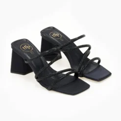 TFP Πέδιλα με λεπτές σειρές Strass - Μαύρο 7 TFP Πέδιλα με λεπτές σειρές Strass - Μαύρο -Γόβες Εκπτώσεις pedila me leptes seires strass 105179 bbzd