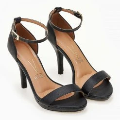 Πέδιλα με λεπτή φιάπα VIZZANO 6210.655 - Μαύρο -Γόβες Εκπτώσεις pedila me lepti fiapa vizzano 6210655 103099 bptd