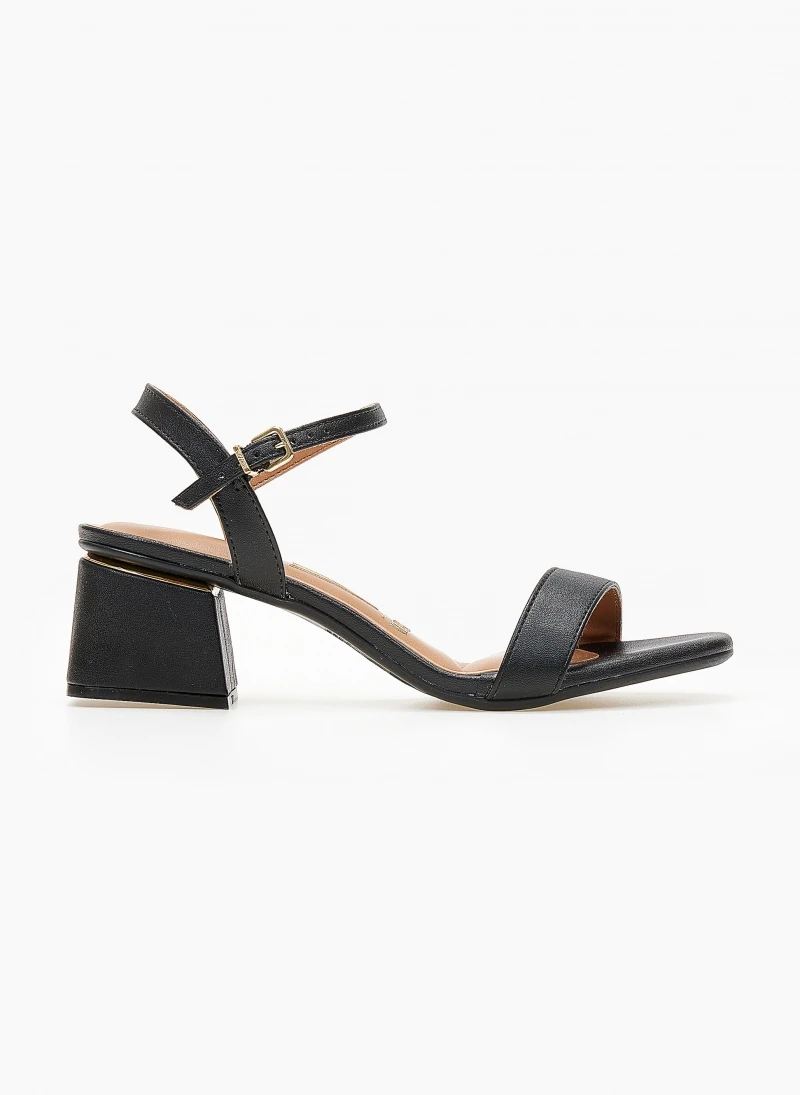 Πέδιλα με μεταλλική λεπτομέρεια VIZZANO 6428.101 - Μαύρο 4 Πέδιλα με μεταλλική λεπτομέρεια VIZZANO 6428.101 - Μαύρο - Image 4