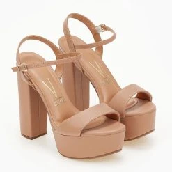 Πέδιλα με ψηλή φιάπα VIZZANO 6282.455 - Nude -Γόβες Εκπτώσεις pedila me psili fiapa vizzano 6282455 106446 m1l2