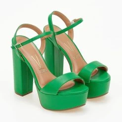 Πέδιλα με ψηλή φιάπα VIZZANO 6282.455 - Πράσινο -Γόβες Εκπτώσεις pedila me psili fiapa vizzano 6282455 106447 bs3m