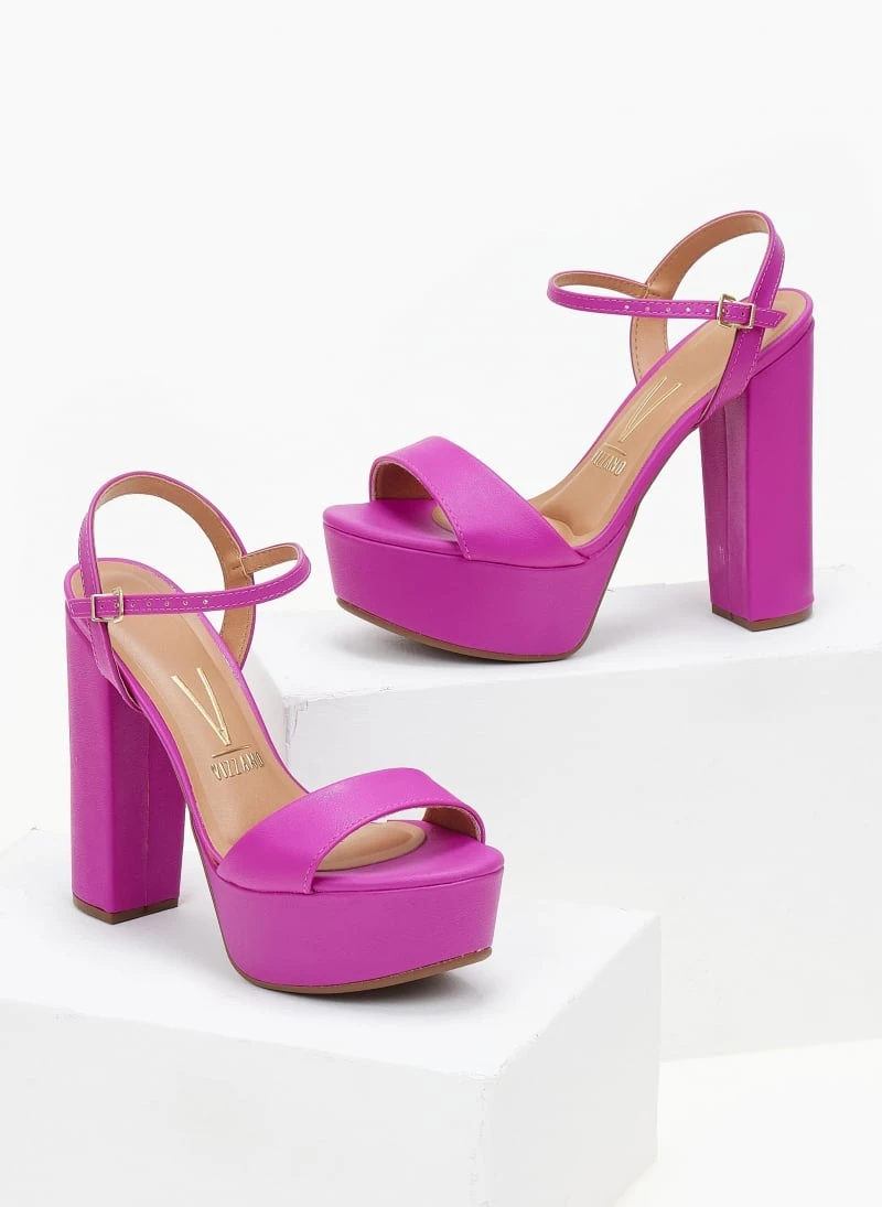 Πέδιλα με ψηλή φιάπα VIZZANO 6282.455 - Magenta 5 Πέδιλα με ψηλή φιάπα VIZZANO 6282.455 - Magenta - Image 5