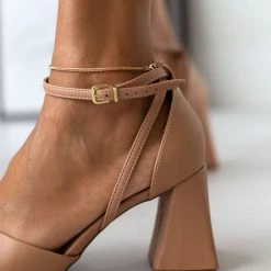 Πέδιλα με τακούνι καμπάνα VIZZANO 6464.106 - Nude 10 Πέδιλα με τακούνι καμπάνα VIZZANO 6464.106 - Nude -Γόβες Εκπτώσεις pedila me takouni kampana vizzano 6464106 106432 efkb