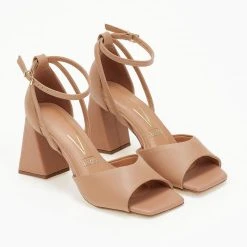 Πέδιλα με τακούνι καμπάνα VIZZANO 6464.106 - Nude 9 Πέδιλα με τακούνι καμπάνα VIZZANO 6464.106 - Nude -Γόβες Εκπτώσεις pedila me takouni kampana vizzano 6464106 106432 tkkk 1