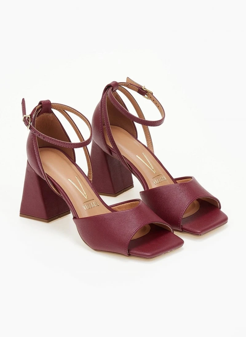Πέδιλα με τακούνι καμπάνα VIZZANO 6464.106 - Μπορντό 3 Πέδιλα με τακούνι καμπάνα VIZZANO 6464.106 - Μπορντό - Image 3