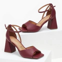 Πέδιλα με τακούνι καμπάνα VIZZANO 6464.106 - Μπορντό 11 Πέδιλα με τακούνι καμπάνα VIZZANO 6464.106 - Μπορντό -Γόβες Εκπτώσεις pedila me takouni kampana vizzano 6464106 106434 kik5