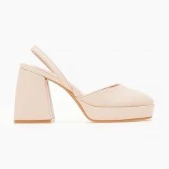 The Fashion Project Γόβες με φιάπα - Μπεζ