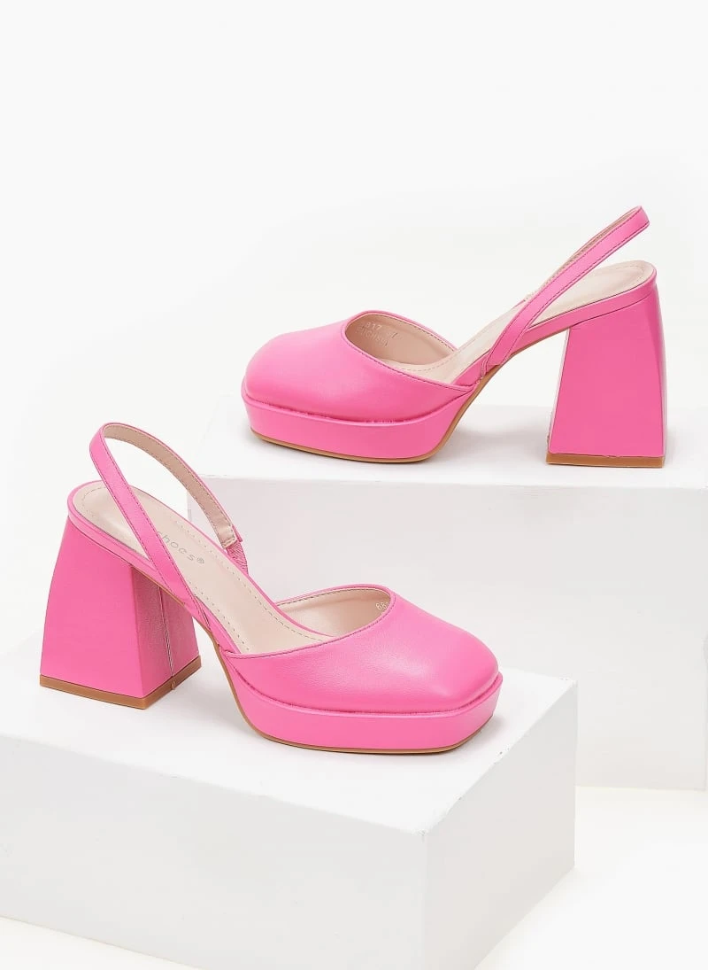 The Fashion Project Γόβες με φιάπα - Φούξια 2 The Fashion Project Γόβες με φιάπα - Φούξια - Image 2