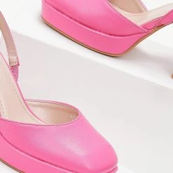 The Fashion Project Γόβες με φιάπα - Φούξια 6 The Fashion Project Γόβες με φιάπα - Φούξια -Γόβες Εκπτώσεις pedila me xontro idiaitero takouni 102030 1x6p