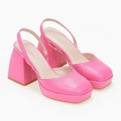 The Fashion Project Γόβες με φιάπα - Φούξια 7 The Fashion Project Γόβες με φιάπα - Φούξια -Γόβες Εκπτώσεις pedila me xontro idiaitero takouni 102030 6gea