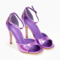 The Fashion Project Πέδιλα με μπαρέτα - Magenta -Γόβες Εκπτώσεις pedila metallize me mpareta 106905 dbo8