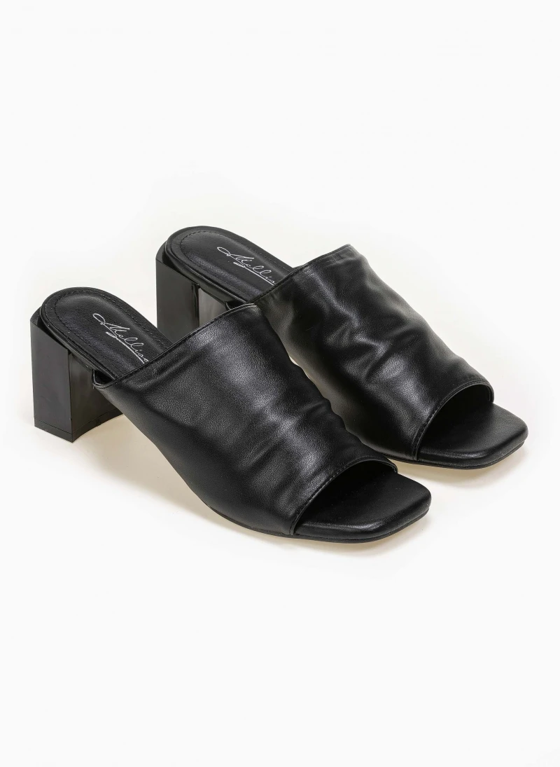 The Fashion Project Mules με φαρδιά φάσα - Μαύρο 2 The Fashion Project Mules με φαρδιά φάσα - Μαύρο - Image 2