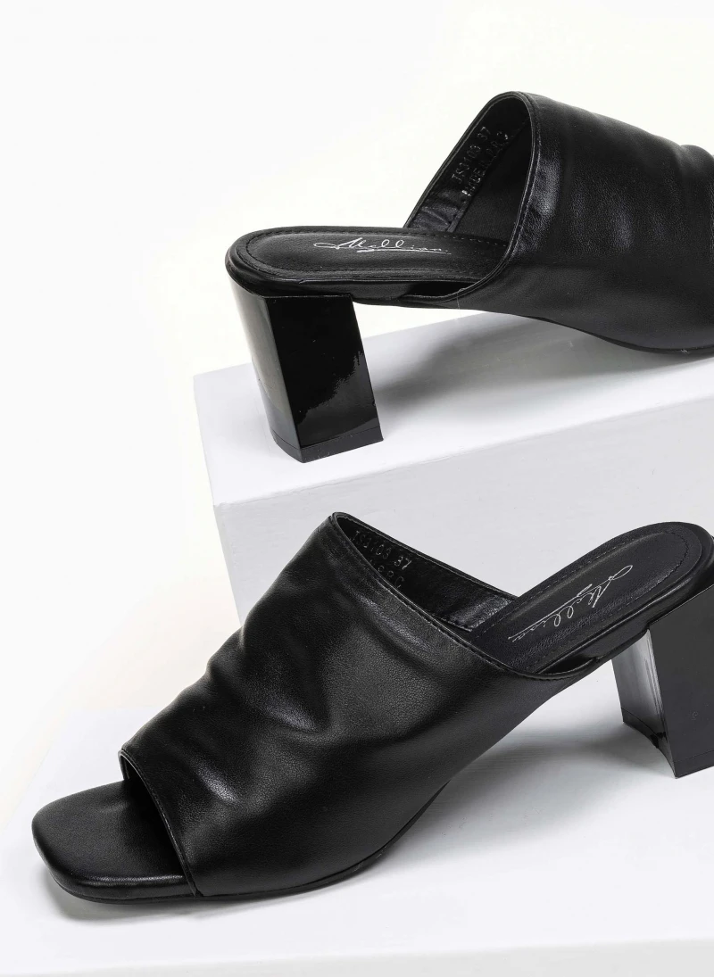 The Fashion Project Mules με φαρδιά φάσα - Μαύρο 3 The Fashion Project Mules με φαρδιά φάσα - Μαύρο - Image 3