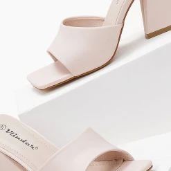 The Fashion Project Mules με ιδιαίτερο τακούνι - Nude 11 The Fashion Project Mules με ιδιαίτερο τακούνι - Nude -Γόβες Εκπτώσεις pedila mules me idiaitero takouni 101429 g8pc