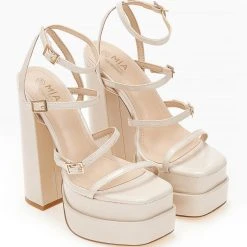 The Fashion Project Πέδιλα Platform λουστρίνι με λεπτά λουράκια - Μπεζ 7 The Fashion Project Πέδιλα Platform λουστρίνι με λεπτά λουράκια - Μπεζ -Γόβες Εκπτώσεις pedila platform loustrini me lepta lourakia 103913 zifj