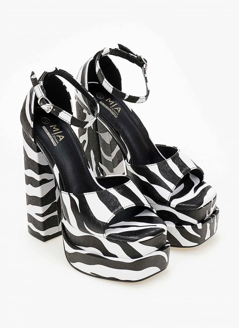 The Fashion Project Πέδιλα Platform με Animal Print - Zebra 6 The Fashion Project Πέδιλα Platform με Animal Print - Zebra - Image 6