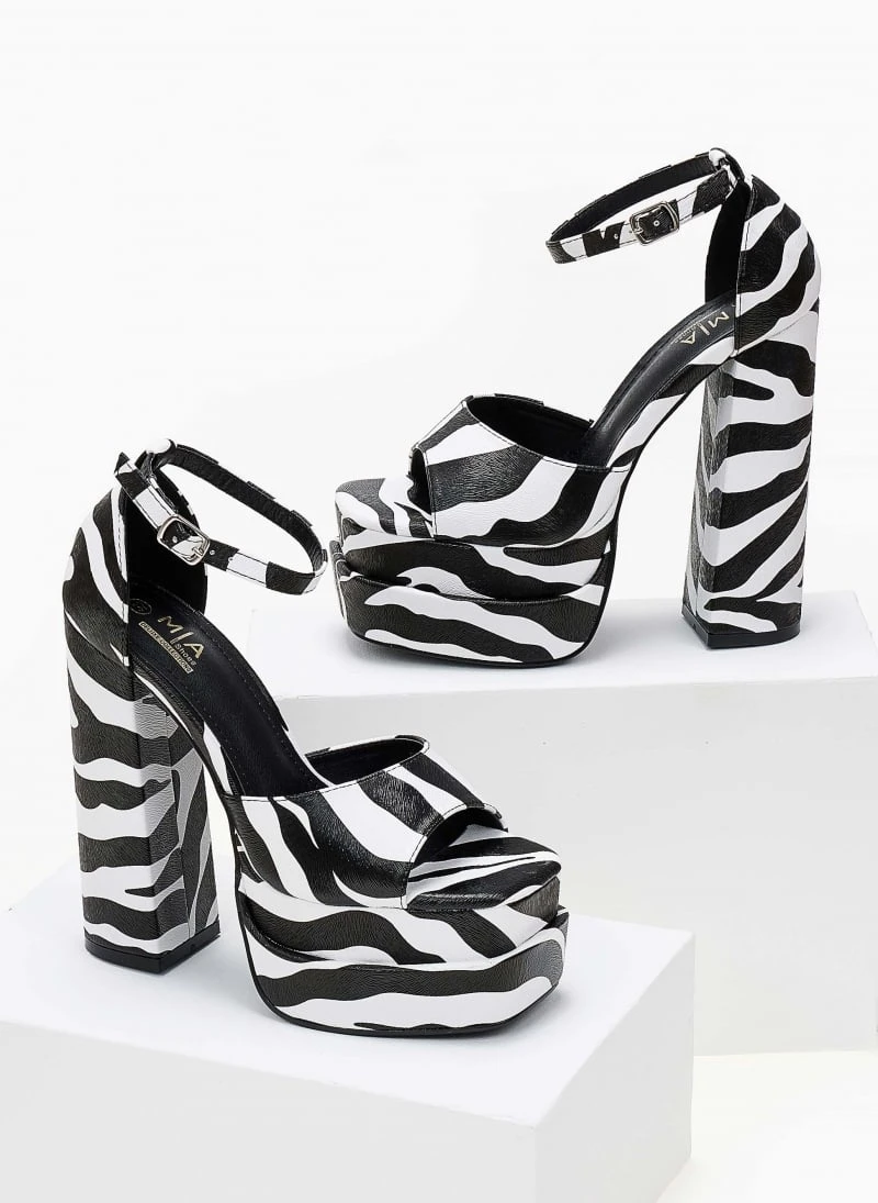 The Fashion Project Πέδιλα Platform με Animal Print - Zebra 3 The Fashion Project Πέδιλα Platform με Animal Print - Zebra - Image 3