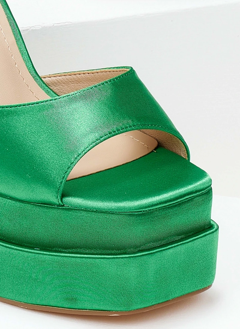 The Fashion Project Πέδιλα Platform με κλειστή φτέρνα - Πράσινο 3 The Fashion Project Πέδιλα Platform με κλειστή φτέρνα - Πράσινο - Image 3