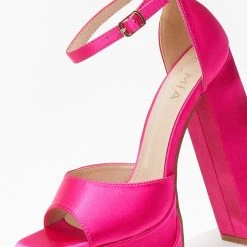 The Fashion Project Πέδιλα Platform με κλειστή φτέρνα - Φούξια 6 The Fashion Project Πέδιλα Platform με κλειστή φτέρνα - Φούξια -Γόβες Εκπτώσεις pedila platform me kleisti fterna 103908 hkyr 1