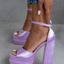 The Fashion Project Πέδιλα Platform με κλειστή φτέρνα - Λιλά 13 The Fashion Project Πέδιλα Platform με κλειστή φτέρνα - Λιλά -Γόβες Εκπτώσεις pedila platform me kleisti fterna 103909 ud18