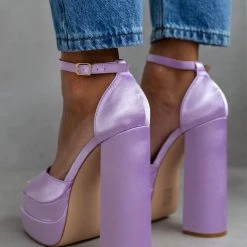 The Fashion Project Πέδιλα Platform με κλειστή φτέρνα - Λιλά 10 The Fashion Project Πέδιλα Platform με κλειστή φτέρνα - Λιλά -Γόβες Εκπτώσεις pedila platform me kleisti fterna 103909 vxa0