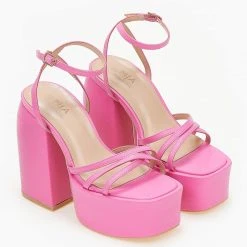 The Fashion Project Πέδιλα Platform με μπαρέτα - Φούξια 10 The Fashion Project Πέδιλα Platform με μπαρέτα - Φούξια -Γόβες Εκπτώσεις pedila platform me mpareta 103733 fvyi 1