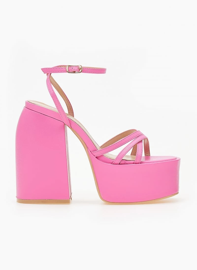 The Fashion Project Πέδιλα Platform με μπαρέτα - Φούξια 2 The Fashion Project Πέδιλα Platform με μπαρέτα - Φούξια - Image 2
