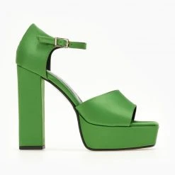 Πέδιλα Platform με μπαρέτα TFP - Πράσινο