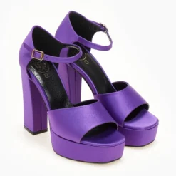 Πέδιλα Platform με μπαρέτα TFP - Μωβ -Γόβες Εκπτώσεις pedila platform me mpareta tfp 107800 1cs4