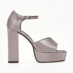 Πέδιλα Platform με μπαρέτα TFP - Ατσαλί -Γόβες Εκπτώσεις pedila platform me mpareta tfp 107801 3paw